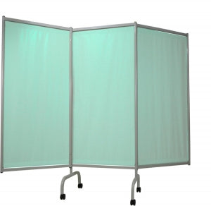 Winco Elite 3-Panel Privacy Screens with Sure-Chek - 3-Panel Elite Privacy Screen, Surecheck Mint - 3170-93