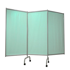 Winco Elite 3-Panel Privacy Screens with Sure-Chek - 3-Panel Elite Privacy Screen, Surecheck Mint - 3170-93