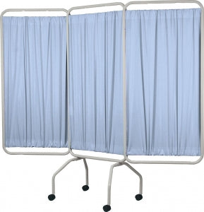 Winco Elite 3-Panel Privacy Screens with Sure-Chek - 3-Panel Elite Privacy Screen, Surecheck Light Blue - 3170-94