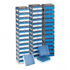 Worthington Inventory Control Systems - INVENTORY RACK, SS, 13-SHELF, 100-CELL - 366980