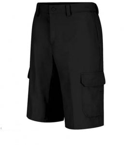 Vf Workwear-Div / Vf Imagewear (W) Men's Wrangler Canvas Work Shorts - Wrangler Men's Canvas Shorts, Black, 30" Waist - WP90BK30