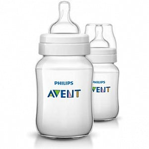 Bottles by Philips Avent Ba - Avent Classic Baby Bottle with Variable Flow Nipple, 11 oz. - SCF566/27