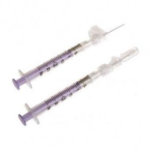 Westmed Inc Arterial Line Syringes - A-Line 1 cc Arterial Blood Gas Syringe with 25 U Balanced Heparin - 3100-25