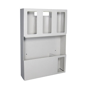 Waterloo Healthcare Wall-Mounted Isolation Organizers - ORGANIZER, ISO, CREAM, ALUMINUM - ISOORG-1C