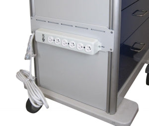 Waterloo Healthcare Medical Cart Accessories - STRIP, POWER / OUTLET, 15FT CORD, 6 OUTLET - OS-1