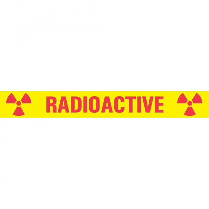 Tape Removable Radioactive 1" Core 1/2" X 500" Imprints Yellow 125 500 Inches Per Roll