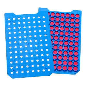 DWK Life Sciences Wheaton CapMat with PTFE / Silicone Septa - MAT, MICROPLATE, BLUE, PTFE / SIL SEPTA - 07-0070MB