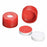 DWK Life Sciences Wheaton Snap Cap with PTFE / Silicone Septa - CAP, SNAP, RED, PRE-CUT PTFE / SILICON SEPTA - 07-0075R