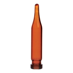 DWK Life Sciences Wheaton 8mm Crimp Top Vials - VIAL, GLASS, AMBER, CONICAL, 7X40MM, 0.7ML - 08-0800