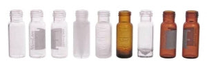 DWK Wheaton 9 mm Clear Glass Vials - VIAL, GLS, CLR, SCRW THRED, 9MM, SILANIZED - 09-1000-S