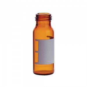 DWK Life Sciences Wheaton 9mm Amber Vial with Marking Patch - VIAL, SCREW THRD, AMBER, W/PATCH, 9MM - 09-2200