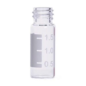 DWK Life Sciences Wheaton Clear Vial - VIAL, GLS, CLR, W/PATCH, SCRW, 10-425, 12X32MM - 10-1200