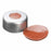 DWK Wheaton AlumiTin Seal with Burnt Red Silicone Septa - SEAL, TEFZ / SILICONE SEPTA, 11MM - 11-0022A