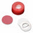 DWK Wheaton SnapTin Snap Cap with PTFE / Silicone Septa - CAP, SNAPTIN, RED, PTFE / SIL SEPTA, 11MM - 11-0053RT