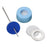 DWK Wheaton SnapTin Snap Cap with PTFE / Silicone Septa - CAP, SNAPTN, PRCUT, BLU, PTFE / SIL SEPTA, 11MM - 11-0054BT