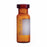 DWK Wheaton 11 mm Amber Crimp Vials with Marking Patches - VIAL, GLS, AMB, W/PAT, SILANIZED, CRIMP, 11MM - 11-2200-S