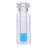 DWK Wheaton 11mm Clear Glass Snap Cap Vials W/Inserts - VIAL, GLS, CLEAR, SNAP, 11MM, W/400UL INS, 2ML - 11-5000-300