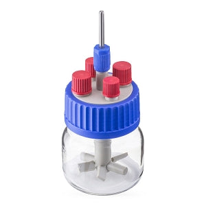 Wheaton Duran GLS 80 Stirred Reactor for GLS 80 Bottle - CAP, STIR RECTR, W/ANC STIRR, SPINDL, GLS80 - 1200379