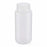 DWK Life Sciences Wheaton Starlin Natural Color Bottle - Starlin Wide-Mouth Round HDPE Plastic Bottle with Screw Top, Natural Color, 500 mL - 209549