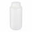 DWK Life Sciences Wheaton Starlin Natural Color Bottle - Starlin Wide-Mouth Round HDPE Plastic Bottle with Screw Top, Natural Color, 1, 000 mL - 209550