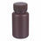 DWK Life Sciences Wheaton Starlin Amber Color Bottle - Starlin Wide-Mouth Round HDPE Plastic Bottle with Attached Cap and No-Drip Pour Lip, Amber, 125 mL - 209627