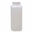 DWK Life Sciences Wheaton Square Bottle - Square Wide-Mouth Parker HDPE Bottle, Natural Color, 16 oz. - 209685