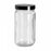 DWK Life Sciences Wheaton Type III Clear Bottle - BOTTLE, RND, CLR, GLS, BLK PHEN PV CAP, 16OZ - 216629