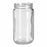 DWK Life Sciences Wheaton Type III Clear Bottle - JAR, GLS TYPE III, CLR, W/O CAP, 70-400, 16OZ - 216639