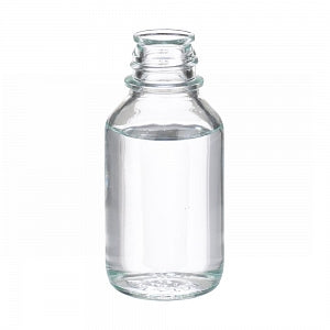 DWK Life Sciences Wheaton No Cap Clear Type I Bottle - Type I Borosilicate Glass Wide-Mouth Modern Round Media Bottle without Cap, Clear, 125 mL - 219415