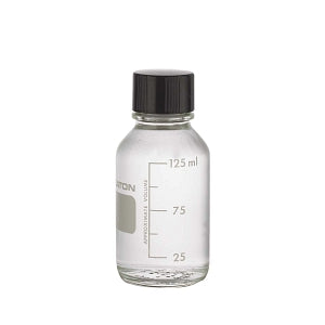 DWK Life Sciences Wheaton Clear Type I Bottle - BOTTLE, MEDIA, CLR, TYPE I, GRD, PE LNR, 125ML - 219715