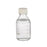 DWK Life Sciences Wheaton Clear Lab 45 Bottle - Lab 45 Wide-Mouth Round Safety-Coated Media Bottle with Cap, Clear, 500 mL - 219939