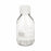 DWK Life Sciences Wheaton Clear Lab 45 Bottle - Lab 45 Wide-Mouth Round Safety-Coated Media Bottle with Cap, Clear, 500 mL - 219939