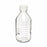 DWK Life Sciences Wheaton Clear Lab 45 Bottle - Lab 45 Wide-Mouth Round Safety-Coated Media Bottle with Cap, Clear, 1, 000 mL - 219940