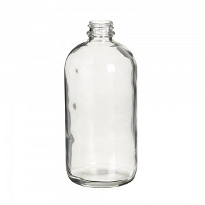 DWK Life Sciences Wheaton Clear Type III Bottle with No Cap - USP Type III Safety Coated Bottle, No Cap, Clear, 16 oz. - 220725