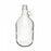 DWK Life Sciences Wheaton Clear Type III Bottle with No Cap - USP Type III Safety Coated Bottle, No Cap, Clear, 80 oz. - 220728