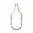 DWK Life Sciences Wheaton Clear Type III Bottle with No Cap - USP Type III Safety Coated Bottle, No Cap, Clear, 80 oz. - 220728