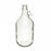 DWK Life Sciences Wheaton Type III Clear Bottle - BOTTLE, SMPL, GLS, CLR, SAFTYCT, PTFE / FM, 80OZ - 220738