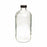 DWK Life Sciences Wheaton Type III PTFE Lined Safety Bottle - USP Type III Safety Coated Bottle with PTFE Rubber-Lined Black Phenolic Cap, Clear, 16 oz. - 220775