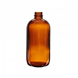 DWK Life Sciences Wheaton Amber Type III Bottle with No Cap - USP Type III Safety Coated Bottle, No Cap, Amber, 16 oz. - 220925