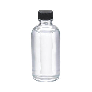 DWK Life Sciences Wheaton LDPE Nat PE Liner Bottle - Type III Clear-Glass Wide-Mouth Round Sample Bottle with Rubber Closure, 4.22-oz. (125 mL), 20" dia. x 40.1"H - 221624