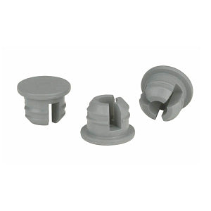 DWK Wheaton Stopper ST Plug - STOPPER, 3-LEG, THIN FLG, GRAY CHLO, 13X20MM - 224100-203