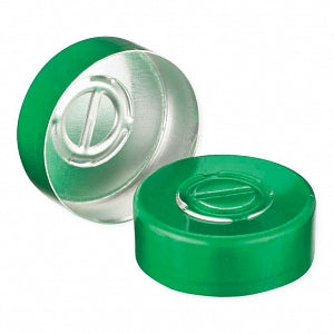 DWK Life Sciences Wheaton Tear Off Aluminium 20mm Seal - Unlined Aluminum Seal, Complete Tear-Off, Green, 20 mm - 224193-07