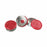 DWK Life Sciences Wheaton 20 mm Flip-Cap Seal - Unlined Aluminum Seal, Flip Cap, Red, 20 mm - 224203