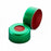 DWK Life Sciences Wheaton Aluminium 11mm Seal - PTFE / Red Rubber-Lined Aluminum Seal, Open Top, Green, 11 mm - 224211-07