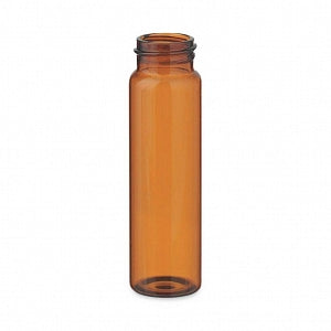 DWK Life Sciences Wheaton Amber Sample Vial In Lab File - VIAL, SAMPL, GLS, AMB, LAB FILE, NO CAP, 40ML - 224836