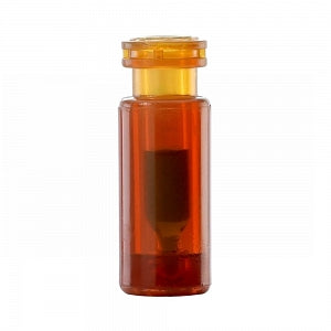 DWK Life Sciences Wheaton Amber Glass 0.1 mL Vial - VIAL, LV, SCREW THRD, PLAST / GLS, AMB, 0.1ML - 225205