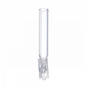 DWK Life Sciences Wheaton 0.1 ml Glass LV Insert - INSERT, LV, GLASS, TYPE-I, BTM SPRING, 0.1ML - 225260