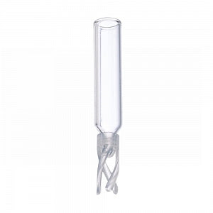 DWK Life Sciences Wheaton 0.25ml LV Insert with Bottom Spring - Low Volume Insert with Bottom Spring, 0.25 mL, Glass - 225265