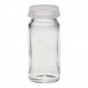 DWK Wheaton Clear Sample Type III Snap Cap Bottle - USP Type III Snap Cap Sample Bottle, Clear, 12 mL - 225535