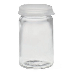 DWK Wheaton Clear Sample Type III Snap Cap Bottle - USP Type III Snap Cap Sample Bottle, Clear, 24 mL - 225538